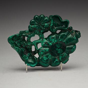PENSELBAD, malakit. Qingdynasty (1664-1912).