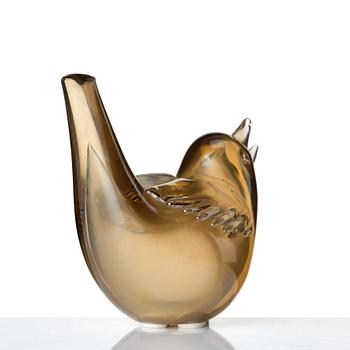 Tyra Lundgren, a glass sculpture of a bird, Venini, Murano, model 2627, ca 1937-38.