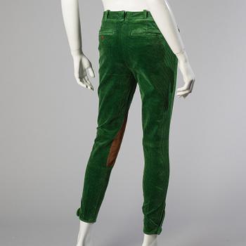 Three pair of trosers by Ralph Lauren.