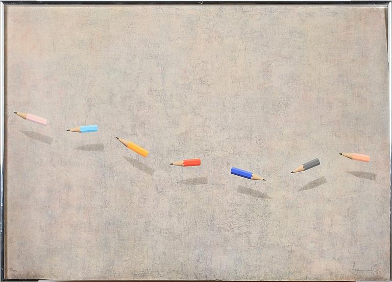 JOHANNES OLSSON, färglitografier, 3 st. Sign och numr.