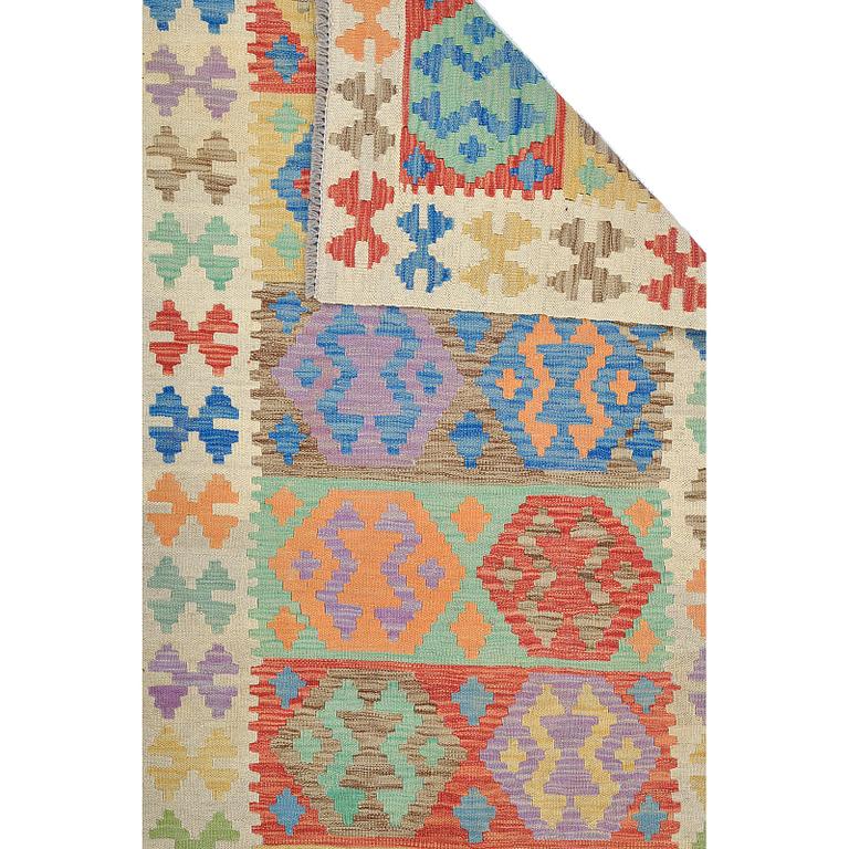 A runner, kilim, ca 301 x 91 cm.