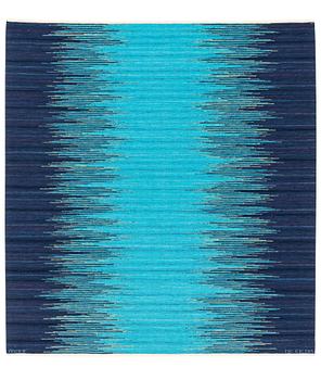 56. Claesson Koivisto Rune, a carpet, "Forell, Norrskensblå", flat weave, ca 223 x 212 cm, signed AB MMF MC EK OR.