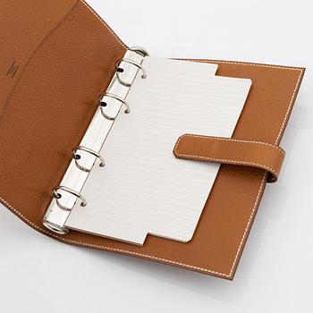 Hermès, a whisky pigskin agenda/notebook, 1995.