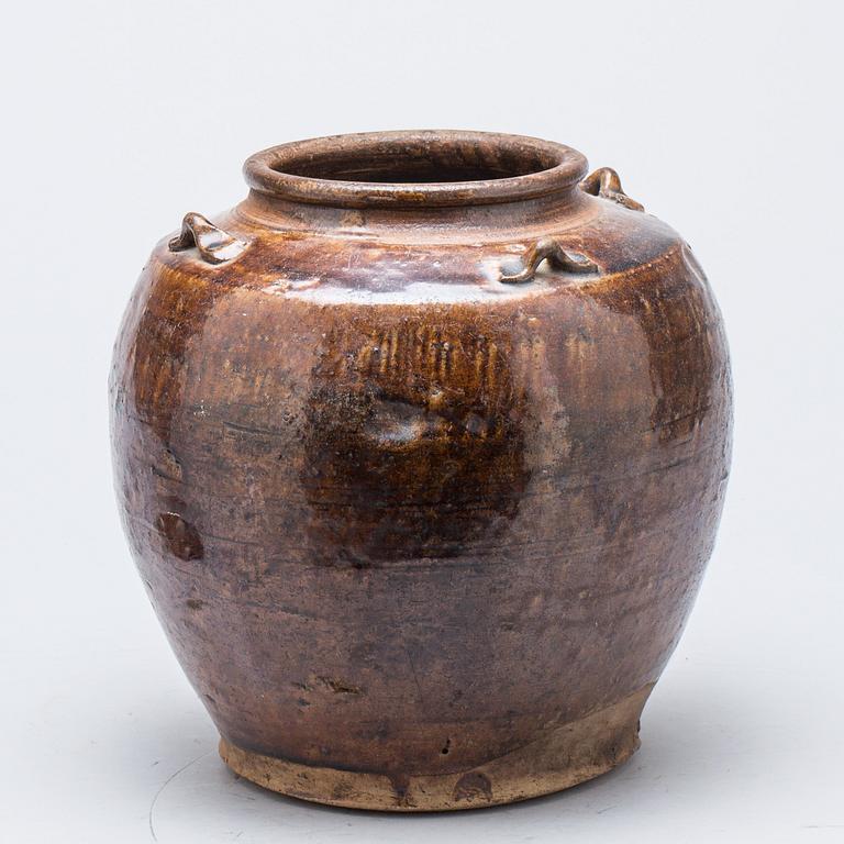 FÖRVARINGSKÄRL, keramik, Kina, Ming (1368-1644).