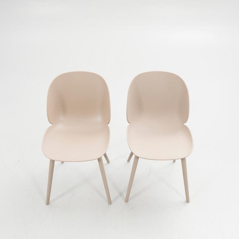 GamFratesi, chairs, 5 pcs, "Beetle Chair", Gubi, Denmark.