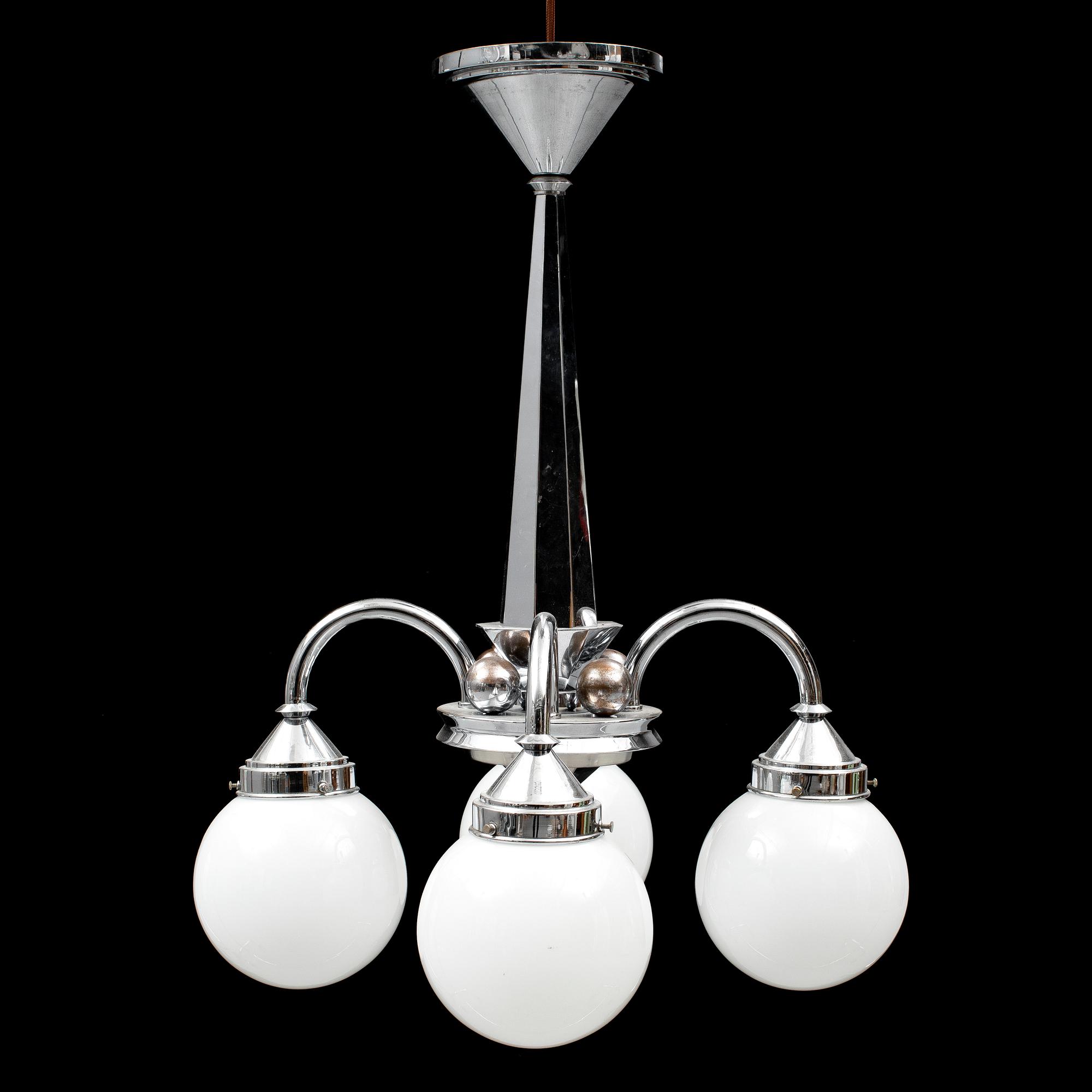 A 1930s ceiling light.
