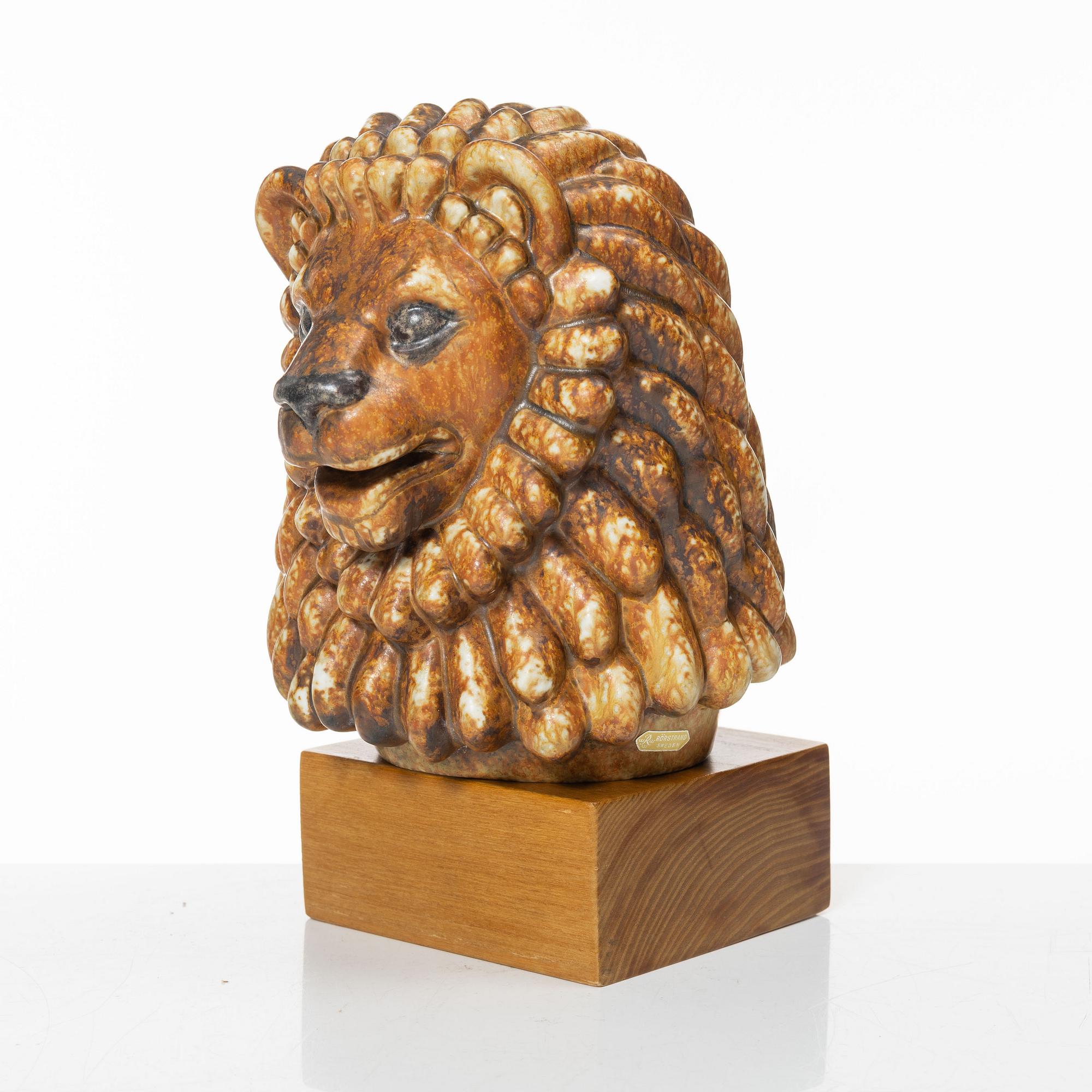 Gunnar Nylund, a stoneware sculpture, Rörstrand, Sweden.