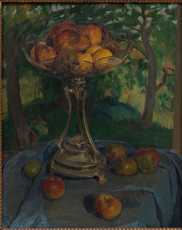 Ella Wanner, "Fruit bowl on foot".