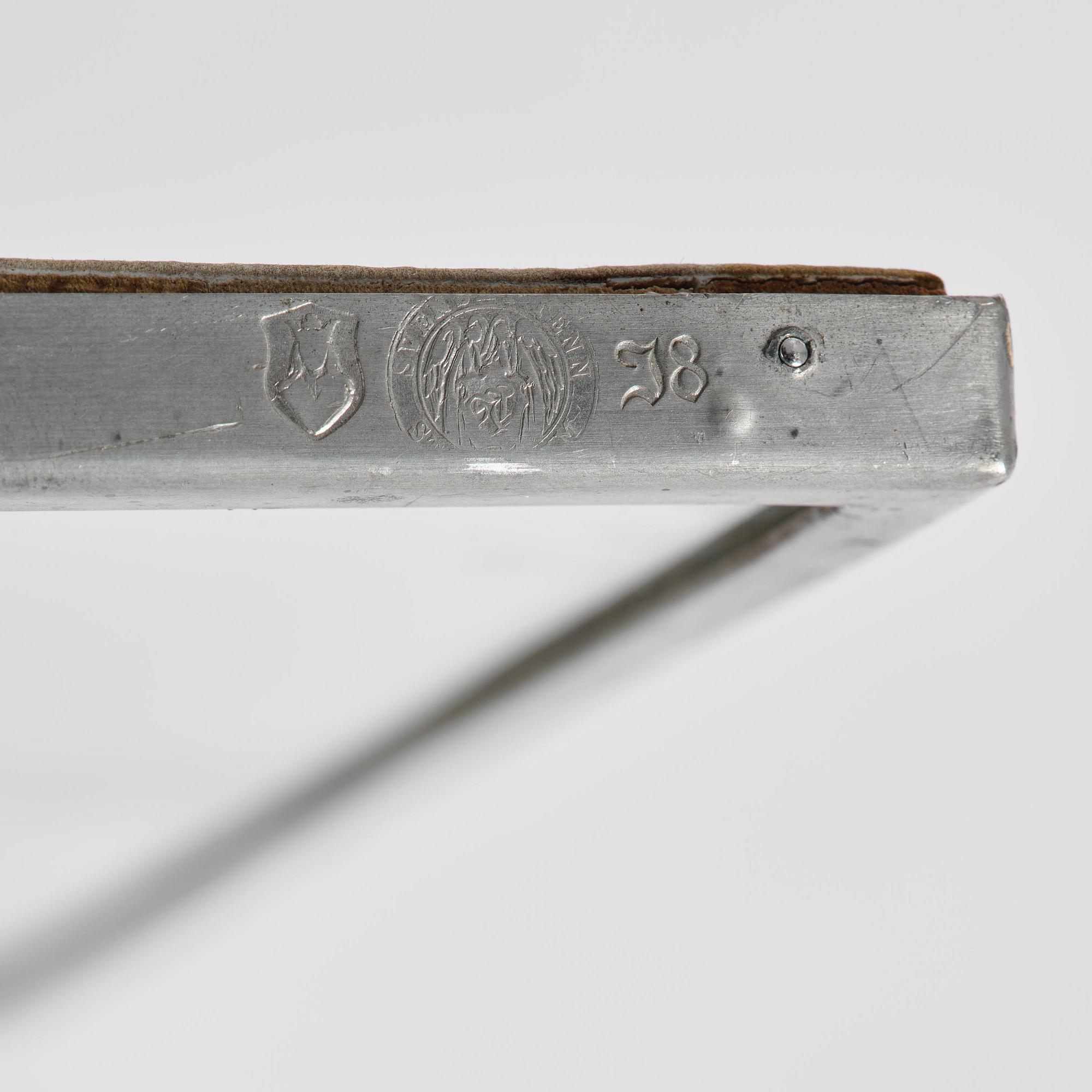 Firma Svenskt Tenn, a pewter wall mirror, Stockholm, 1935.