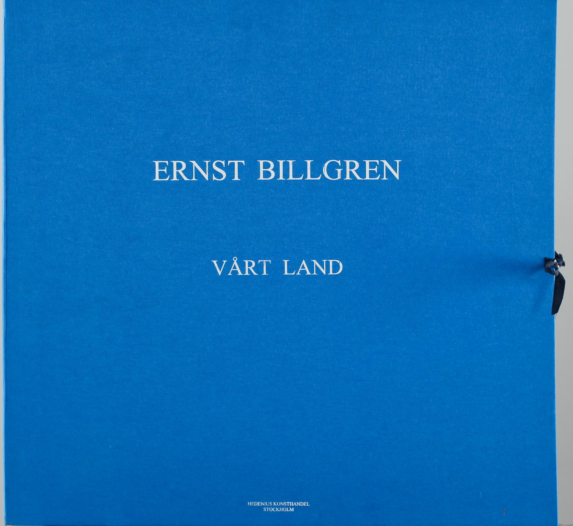 ERNST BILLGREN, litografi, signerad och numrerad 22/170.