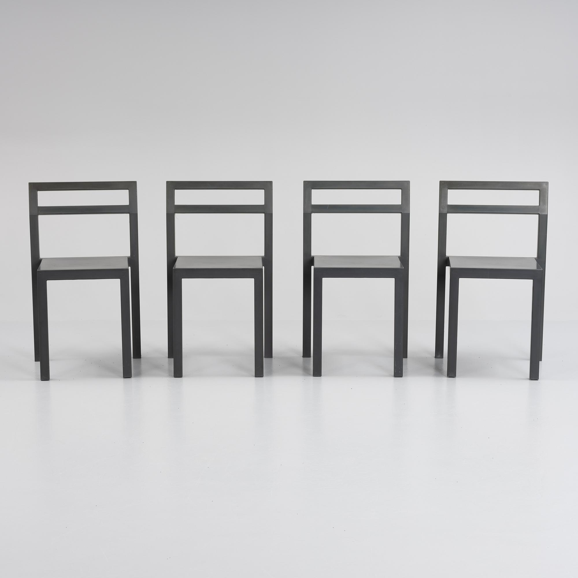 Boris Berlin/Poul Christiansen, stolar,  6 stycken, "Non", Komplot design, Källemo, 2000-tal.