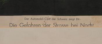 AFFISCH, Eugen Hartung, efter, 1900-talets första hälft.