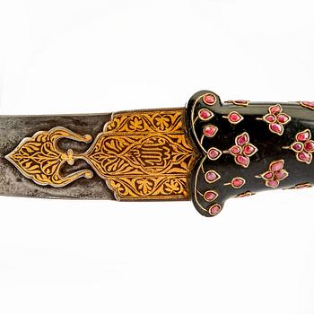 Khanjar, dagger, indopersian for the ottoman market, turn of the Century 1900 / early 20th Century.