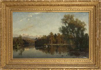 Olof Arborelius, oil on canvas, signed and dated 1881.