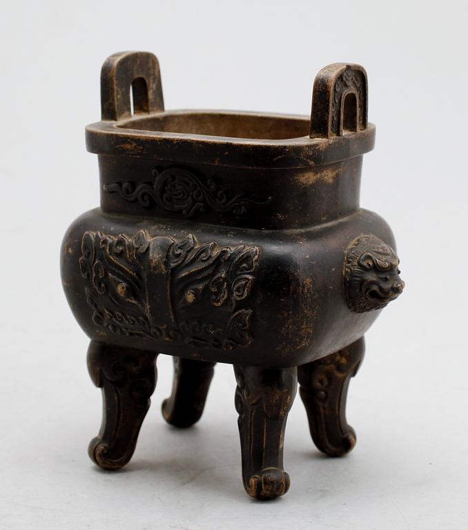 RÖKELSEKAR, lergods, Kina.