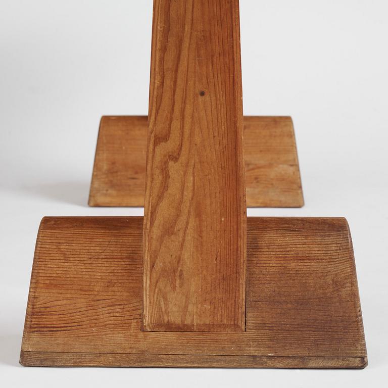 Axel Einar Hjorth, an "Utö" stained pine table, Nordiska Kompaniet 1930s.