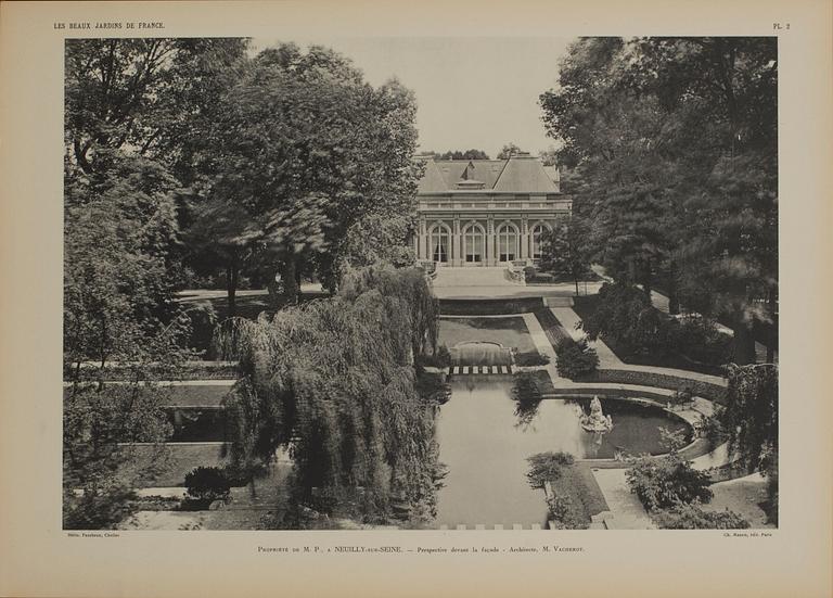 'LES BEAUX JARDIN DE FRANCE', Hector Saint-Sauveur, Paris uå (1921).