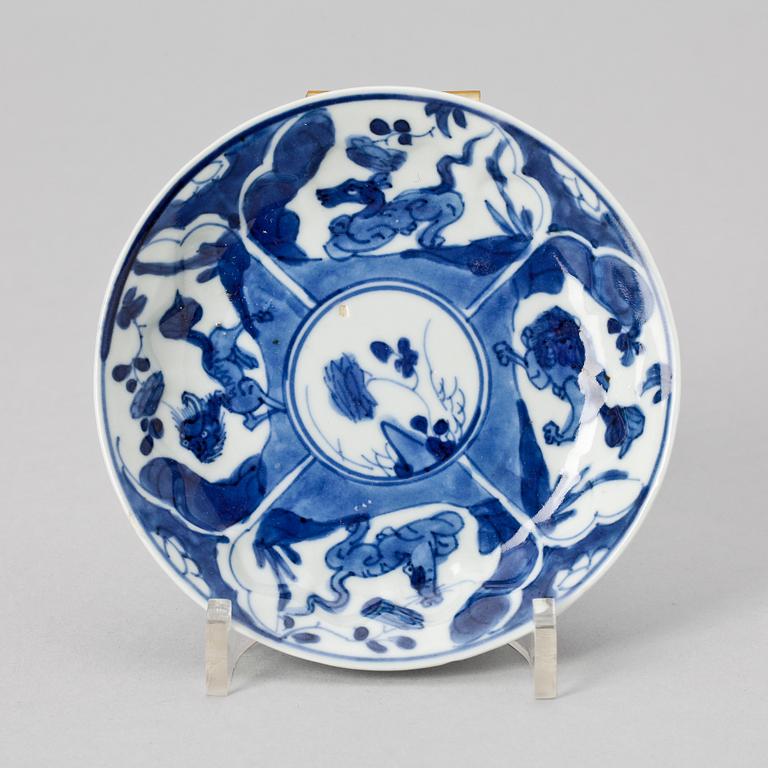 FAT, porslin, Kina, Kangxi (1622-1722).
