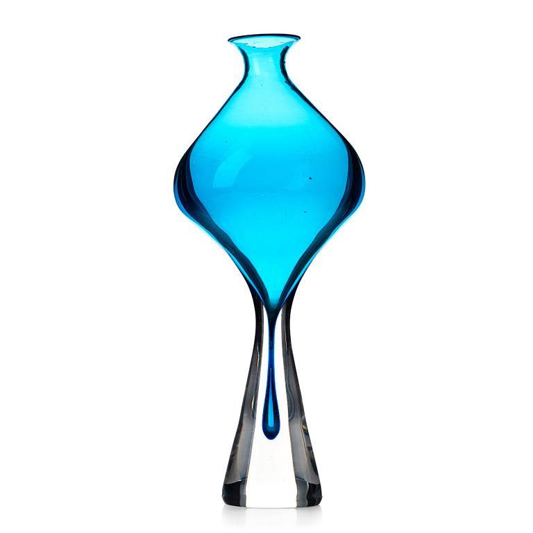 Vicke Lindstrand, vas, glas, Kosta, 1950-tal, unik.