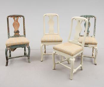STOLAR, 4 st, barock, 1700-tal.
