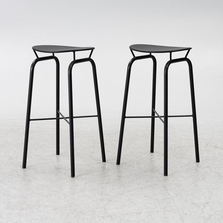 Mathieu Matégot, six 'Nagasaki' barstools, Gubi.
