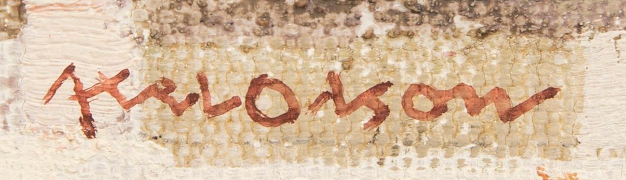 Axel Olson, a signed oil on canvas.