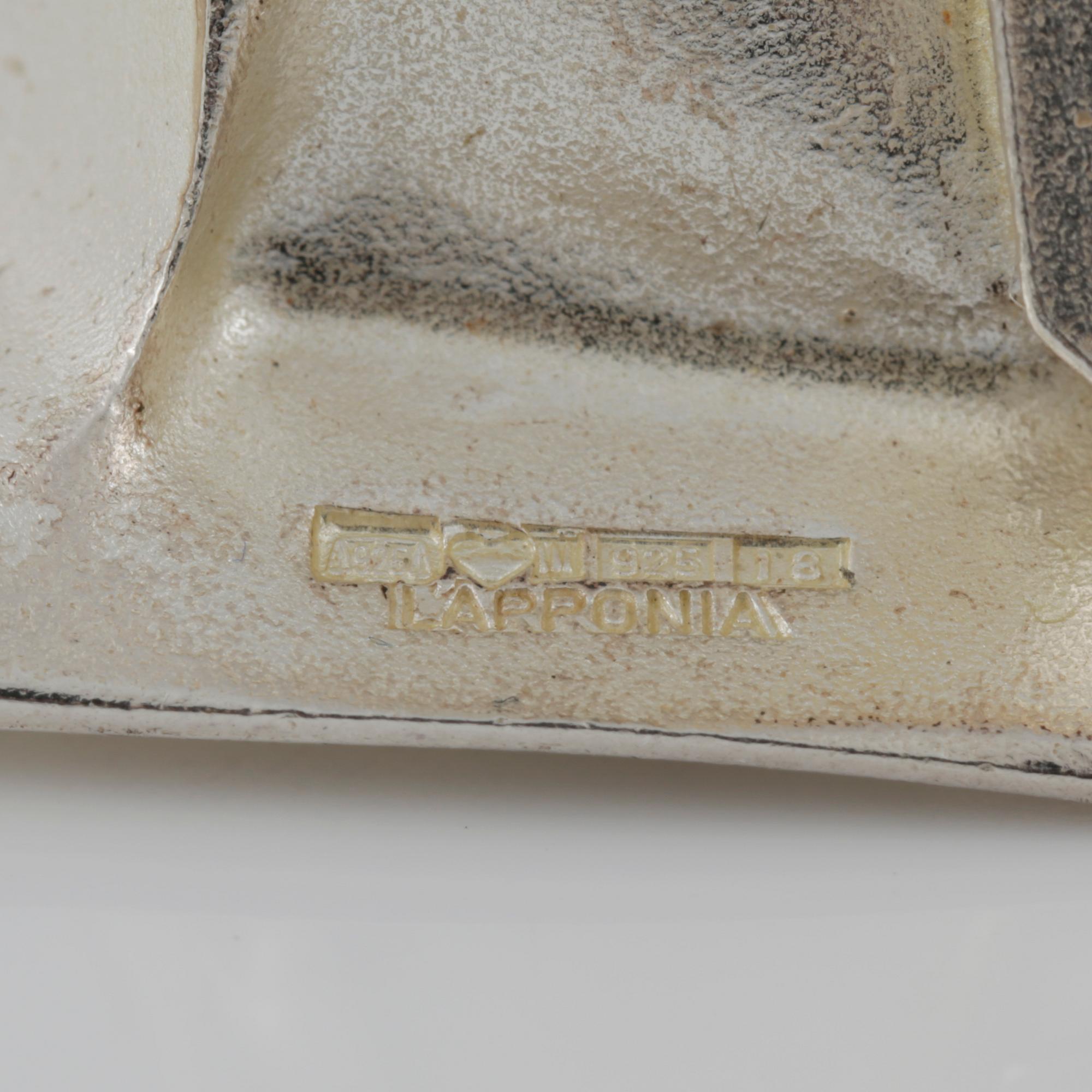 HALSSMYCKE, sterlingsilver, Björn Weckström, Lapponia, Finland 1986. Total vikt 32 gr.