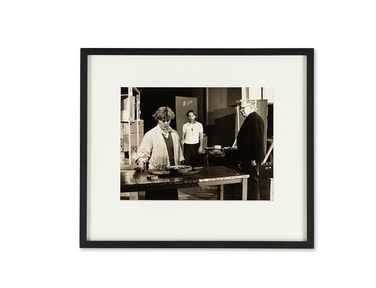 Tom Benson, photograph, 4 pcs, with copyright stamp on verso.