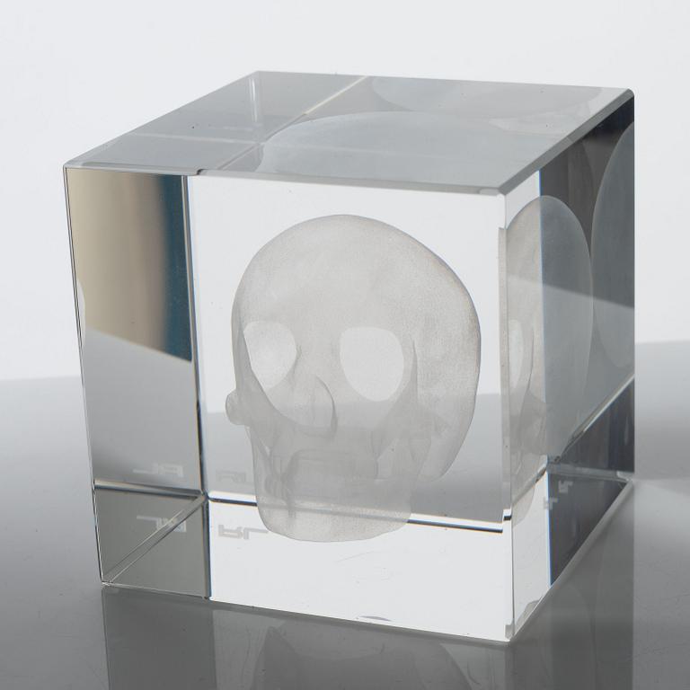 Ralph Lauren, an "ayers" glass paperweight, 21st century.