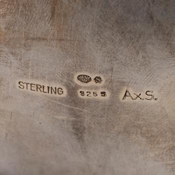 AXEL SALOMONSEN (1933-1977), a three part coffee sterling silver service, Denmark, with Swedish import marks.