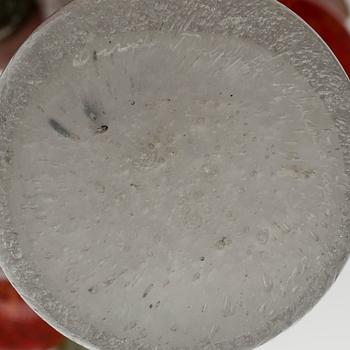 OIVA TOIKKA, ART GLASS. Signed Oiva Toikka Nuutajärvi Notsjö. 1970s.