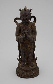 FIGUR, brons, Kina, Ming (1368-1644).