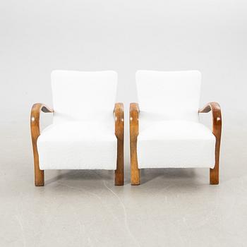 Fåtöljer, ett par, Art Deco, 1900-talets första hälft.