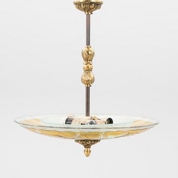 Taklampa, möjligen Glössner 1940-tal.