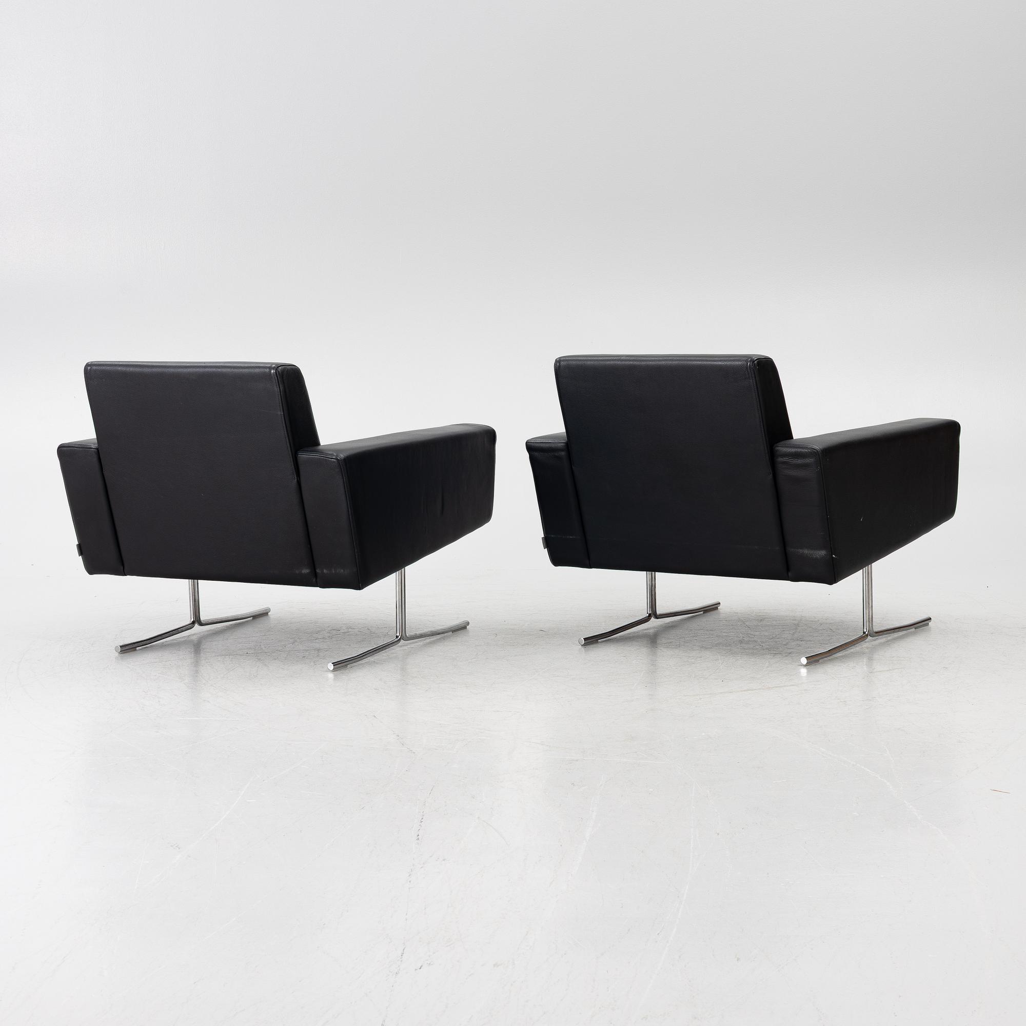 Armchairs, a pair, Danerka, Denmark.