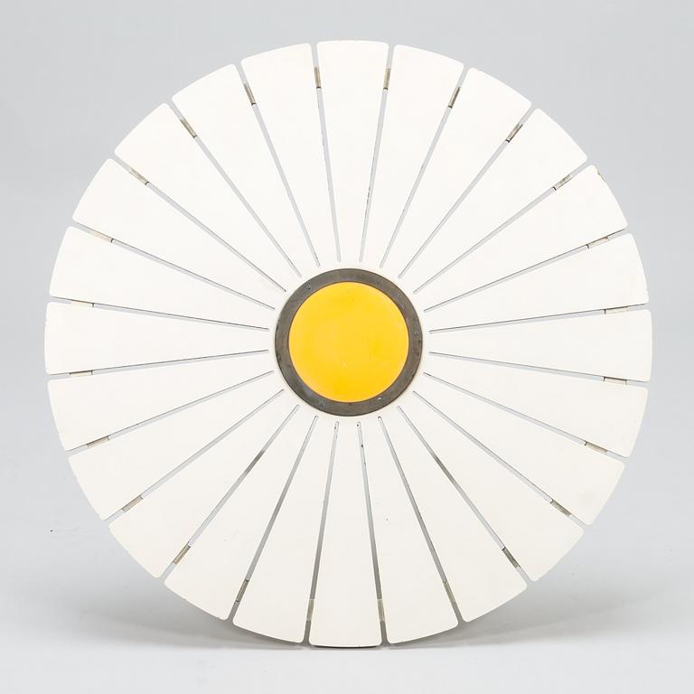 ALVAR AALTO, a late 20th century 'Aurinko' (Sun-series), garden table for Artek.