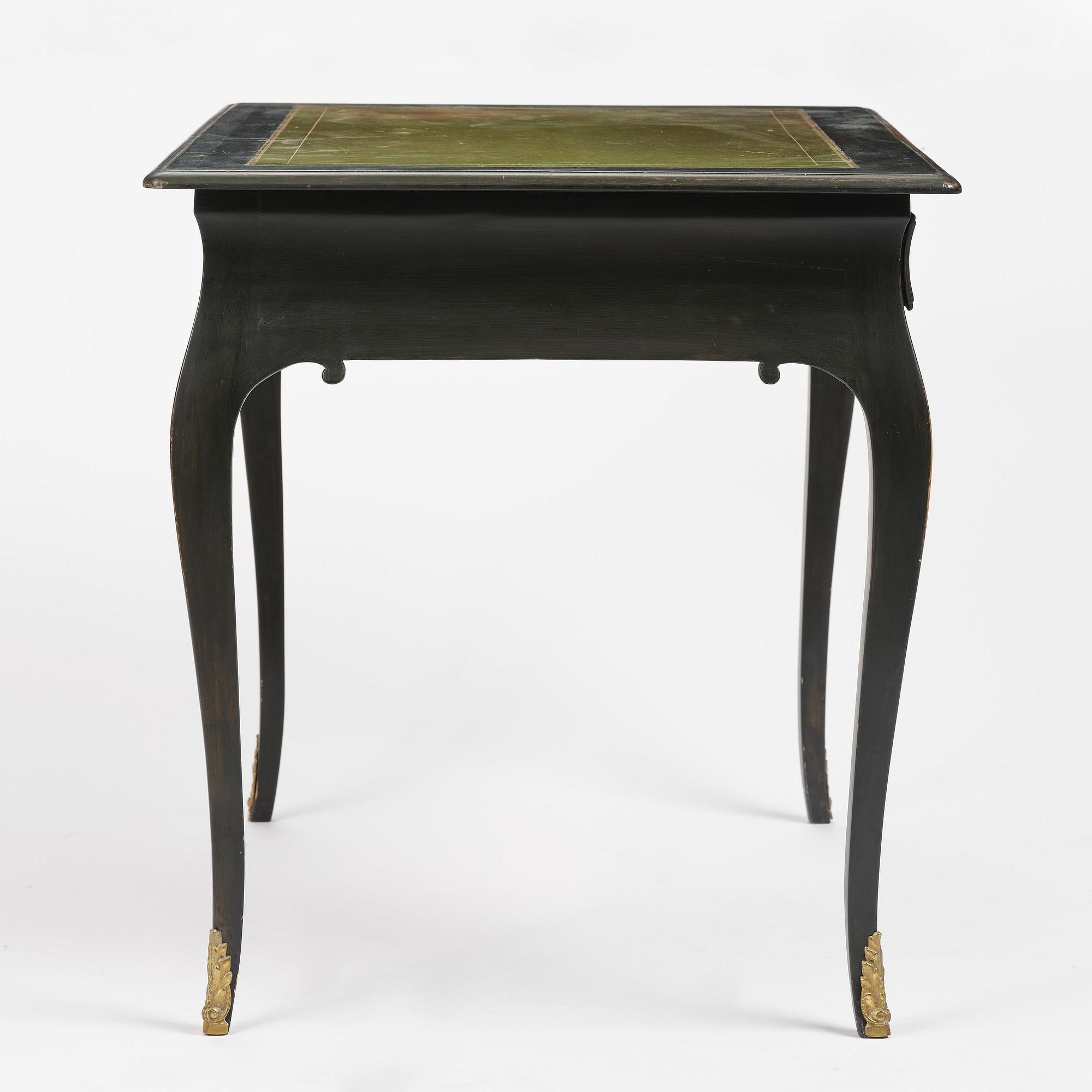 A Swedish rococo writings desk in the manner of C. Linning, Stockholm,l later part 18th century.