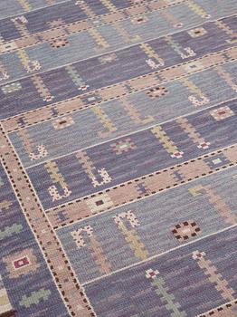 CARPET. "Ståndaren". Knotted pile. 378,5 x 290 cm. Signed MMF.