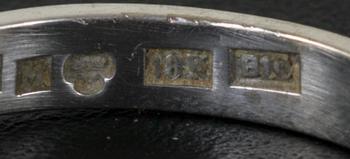 RING, 18K vg, m briljant, 1,33ct.