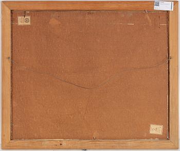 ARNE ÖDBERG, oil on panel, signed with monogram. 1954.