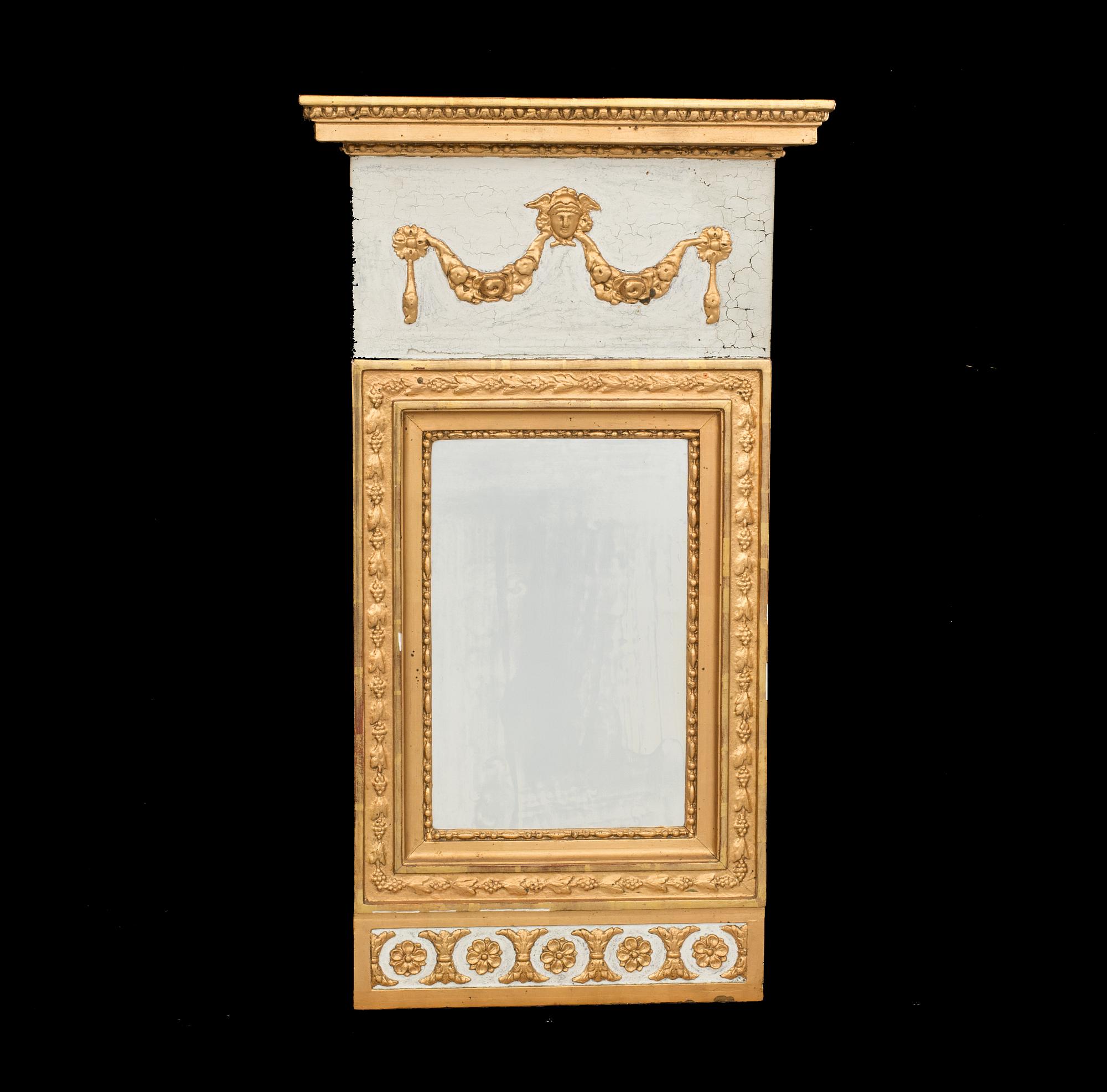 An Empire mirror mid 1800's.