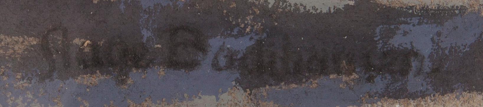 AAGE BACKHAUSEN, gouache på papper, signerad.