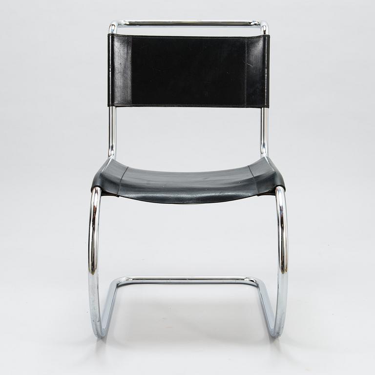 LUDWIG MIES VAN DER ROHE, A 1960s "MR-10" chair for Thonet.
