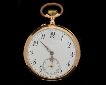FICKUR, 18K guld. 1900-tal.