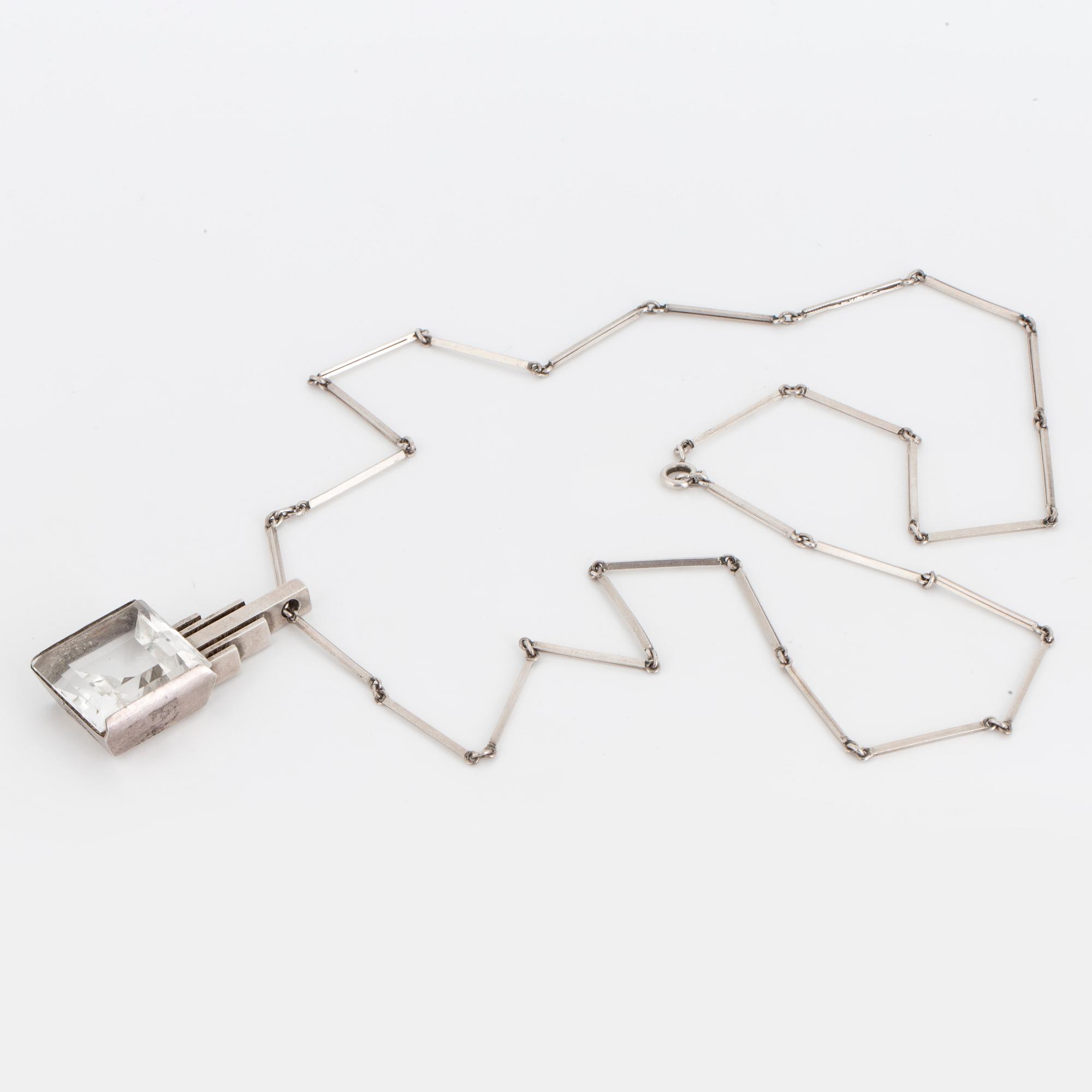 ATELJÉ STIGBERT,  Pendant with rock crystal.