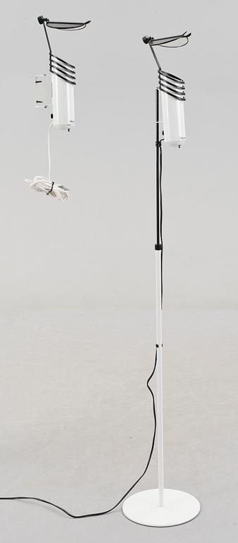 GOLVLAMPA samt VÄGGLAMPA, "Skarabé", Ateljé Lyktan, Åhus.