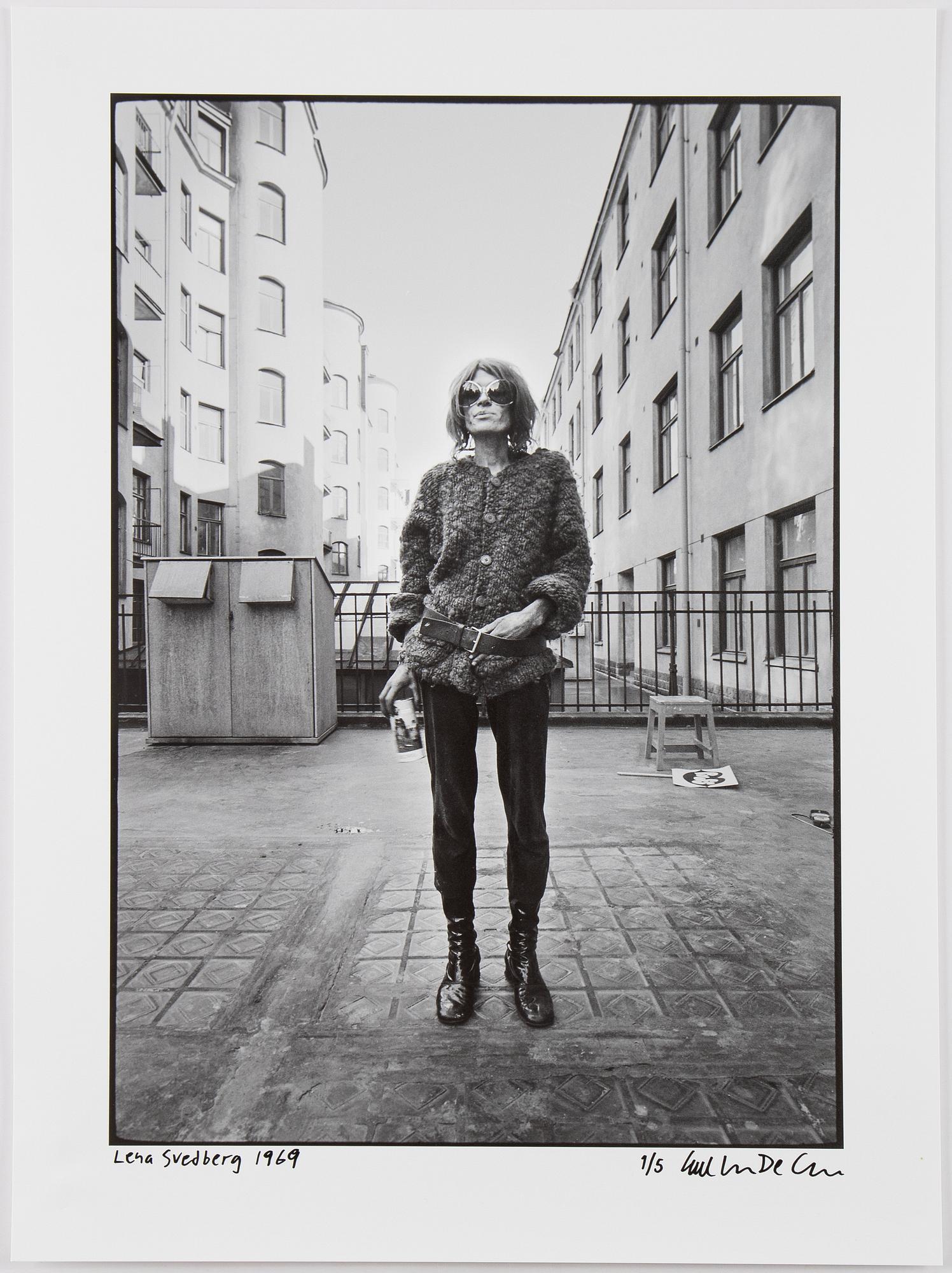 Carl Johan De Geer, photo, signed 1/5.