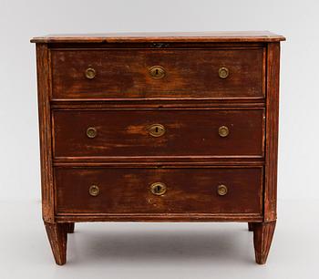 BYRÅ, sengustaviansk, sent 1700-/tidigt 1800-tal.