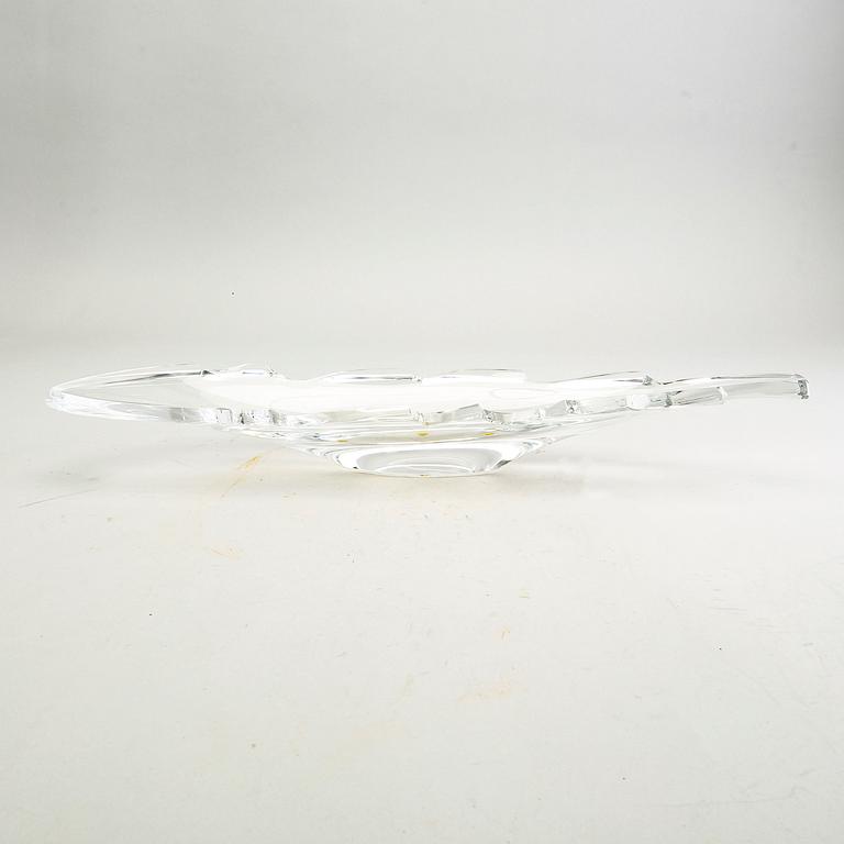 Sigurd Persson, Bowl / dish, Kosta, signed, numbered, Unique.