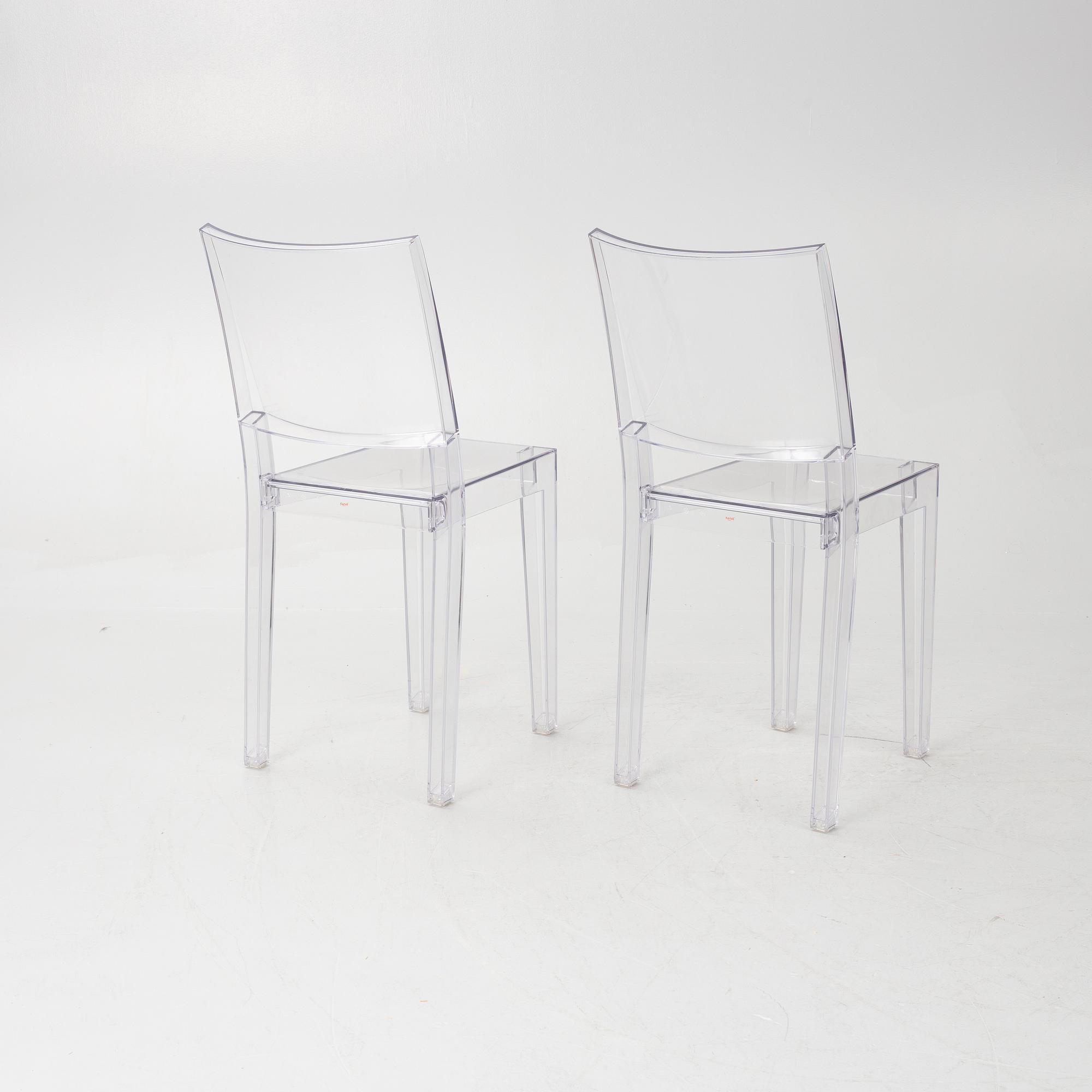 Philippe Starck, 6 st, "La Marie" Kartell, Italien, Modellen formgiven 1998.